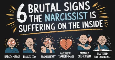6 Brutal signs the NARCISSIST is suffering on the inside